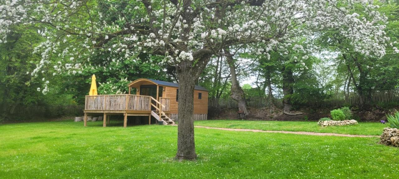 Roulotte Escapade Nature A Morainville - Normandie Экстерьер фото
