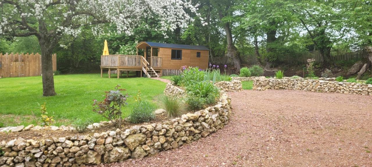 Roulotte Escapade Nature A Morainville - Normandie Экстерьер фото
